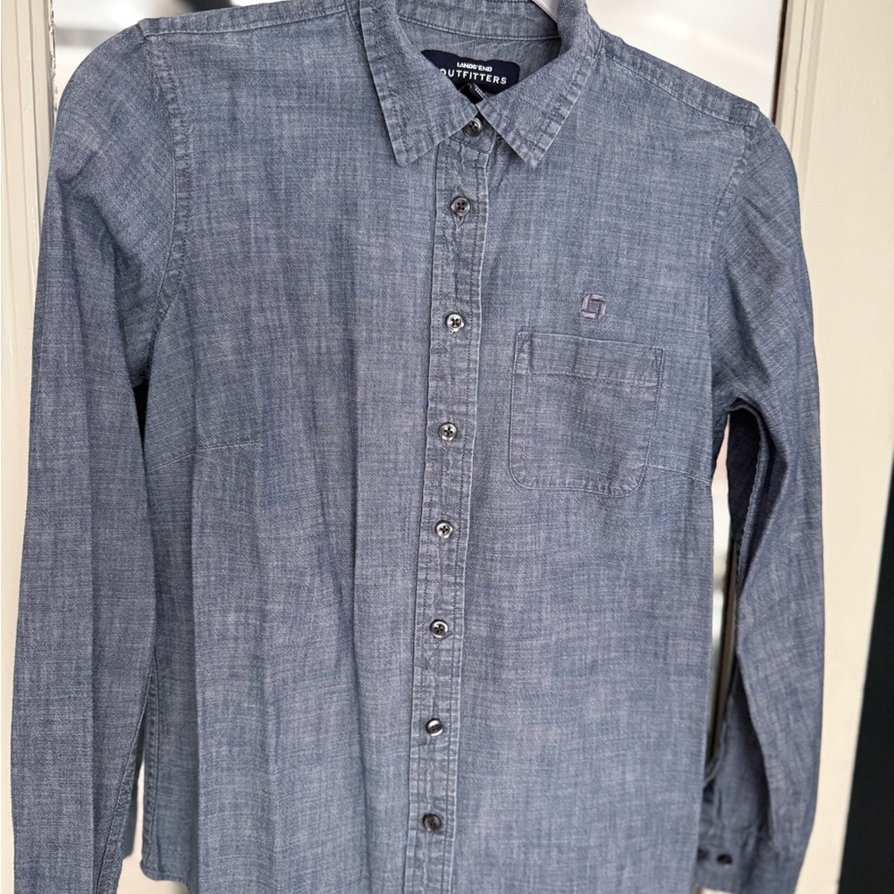 Chase bank denim lightweight shirt